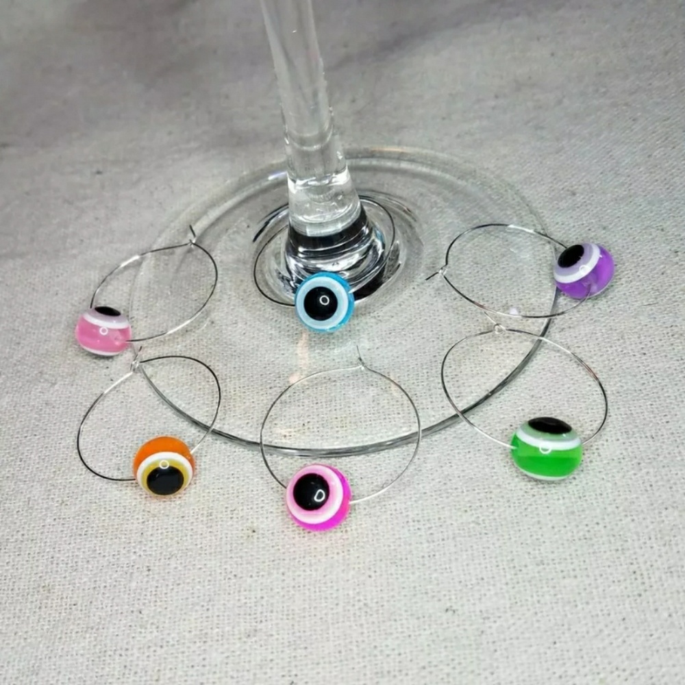 Evil Eye Wine Charms